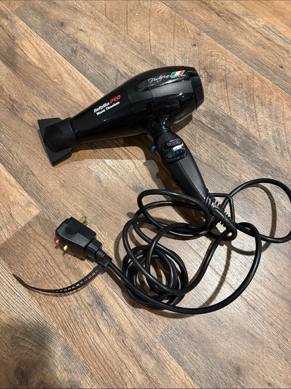 BaBylissPRO Nano Titanium Lightweight Black Hair Dryer